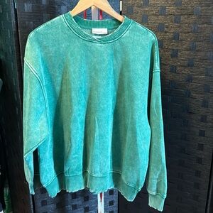 Zenana Forest Green Sweatshirt S/M